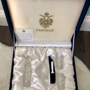 Fabergé Vodka Caviar Crystal Set